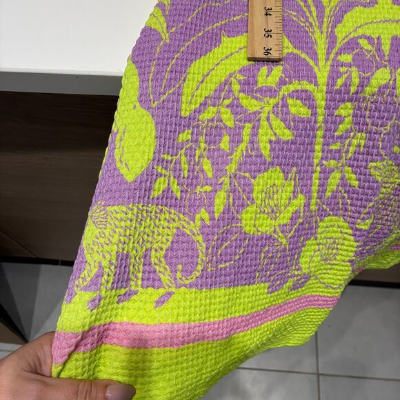 FARM Rio for Anthropologie Tropical Print Sleeveless Midi Dress Small - Picture 11 of 12